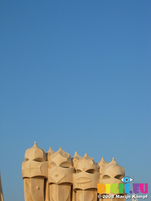 20930 Chimneys on La Pedrera